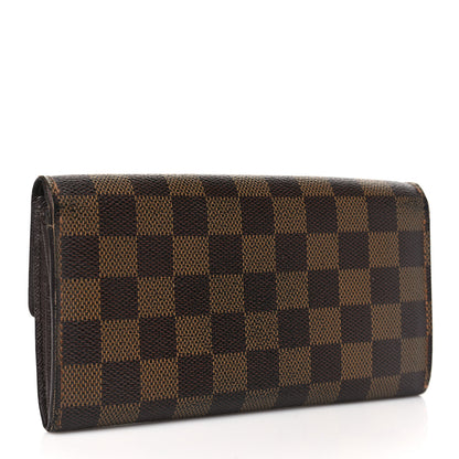 Louis Vuitton Damier Ebene Sarah Wallet 3 of 11