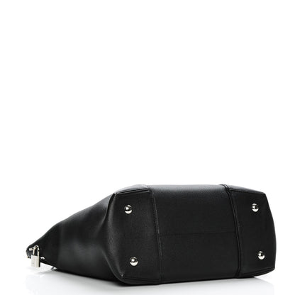 Louis Vuitton Veau Cachemire Python Soft Lockit MM Black 4 of 6