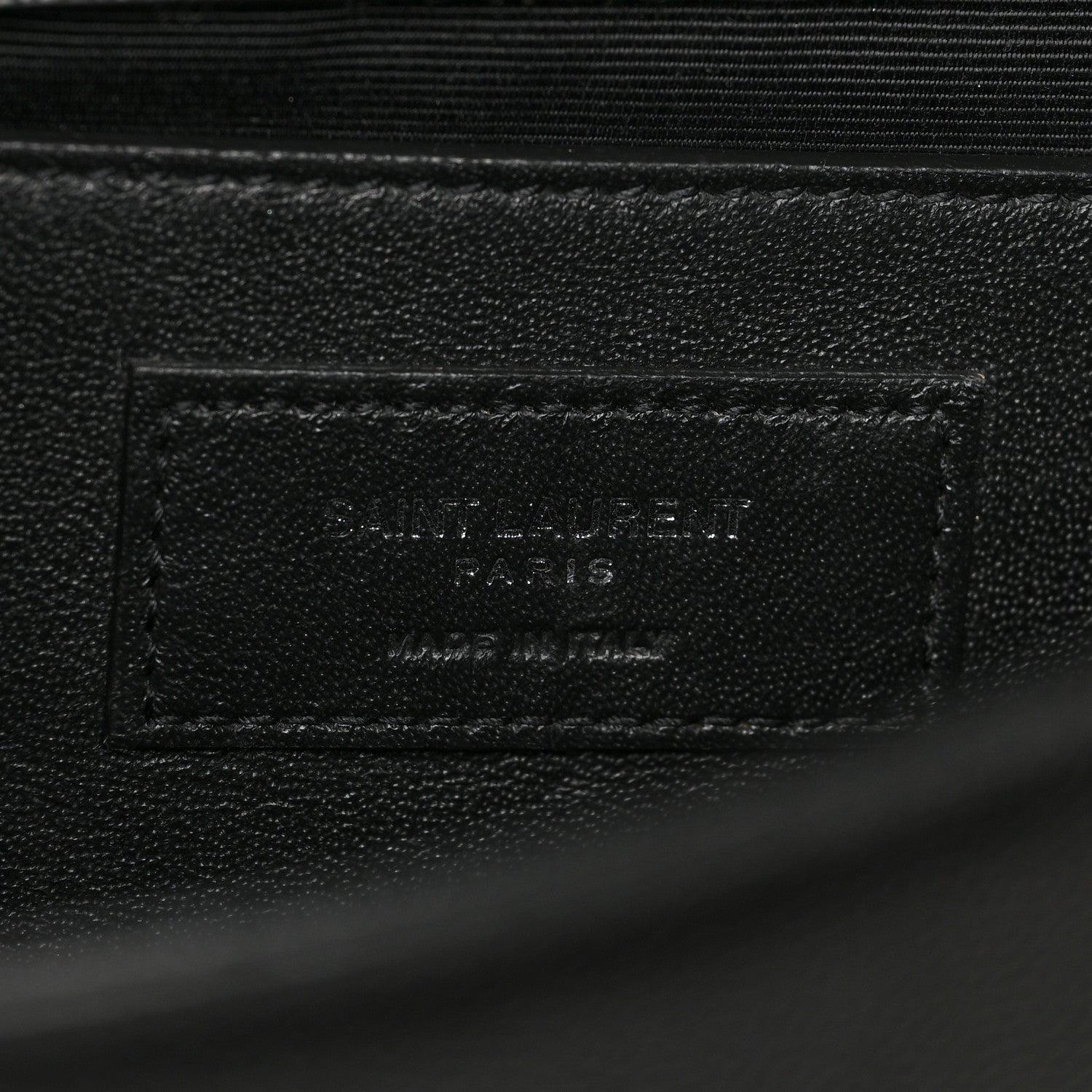 Saint Laurent Grain De Poudre Medium Classic Monogram Kate Satchel Black 6 of 10