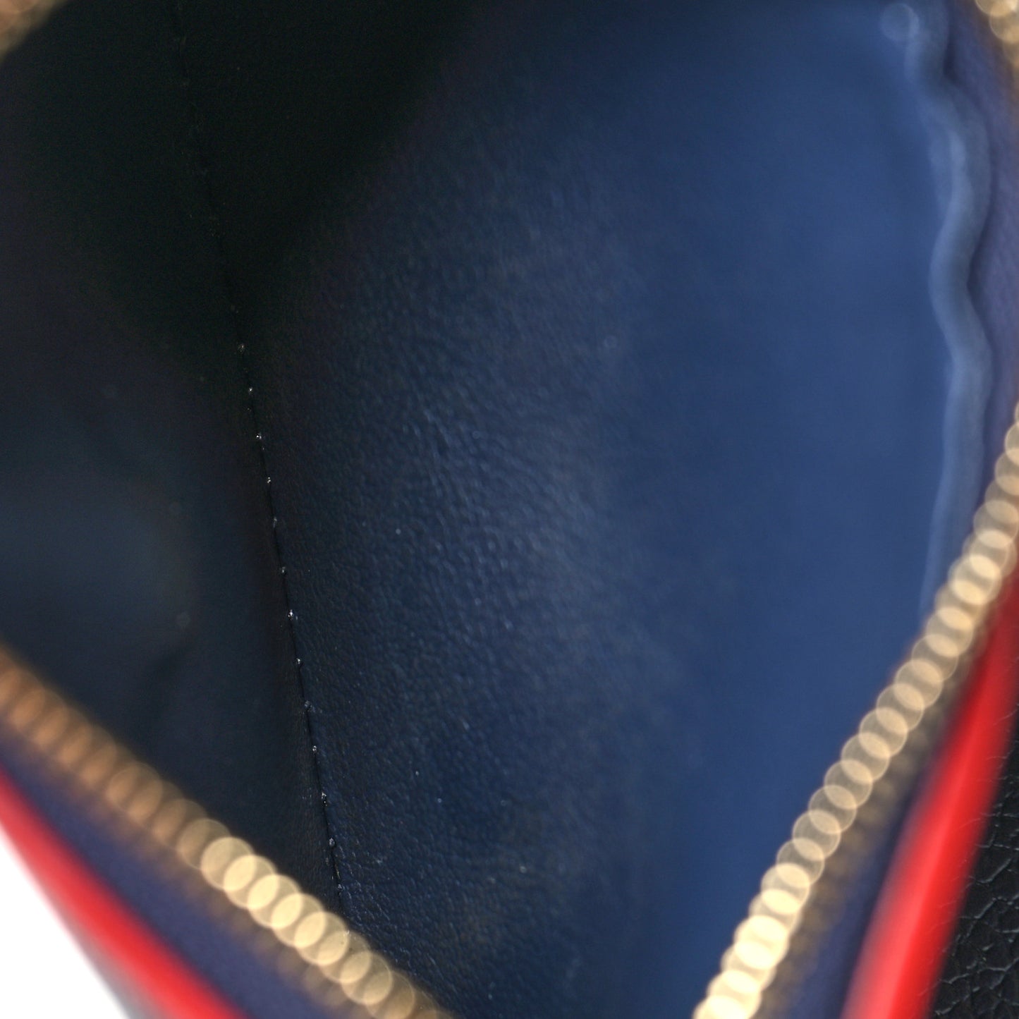 Empreinte Victorine Wallet Marine Rouge