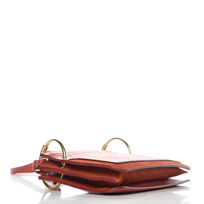 Chloe Calfskin Suede Mini Roy Bag Earthy Red 4 of 10
