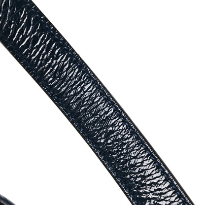 Givenchy Crinkled Patent Deerskin Small Antigona Deep Blue 10 of 12