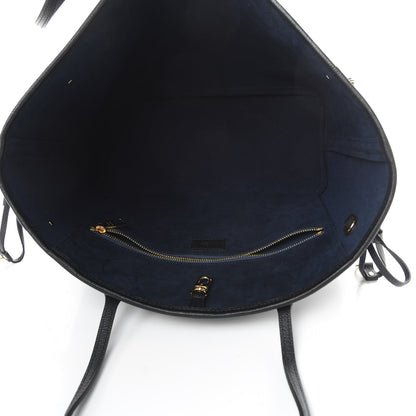 Louis Vuitton Empreinte Monogram Giant Neverfull MM Black 6 of 13