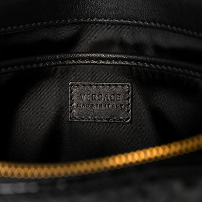 Versace Patent Micro Vanitas Shoulder Bag Black 6 of 13