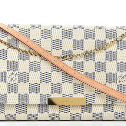 Louis Vuitton Damier Azur Favorite MM 7 of 9