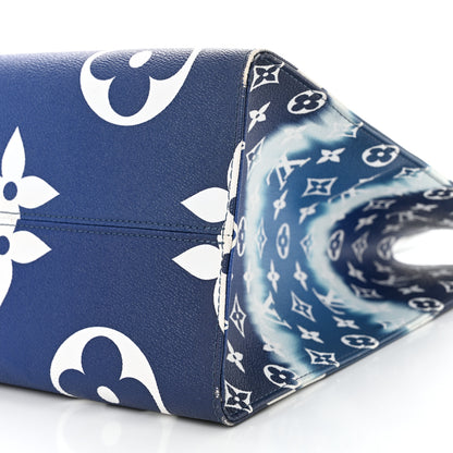Louis Vuitton Monogram Escale Onthego GM Blue 9 of 13