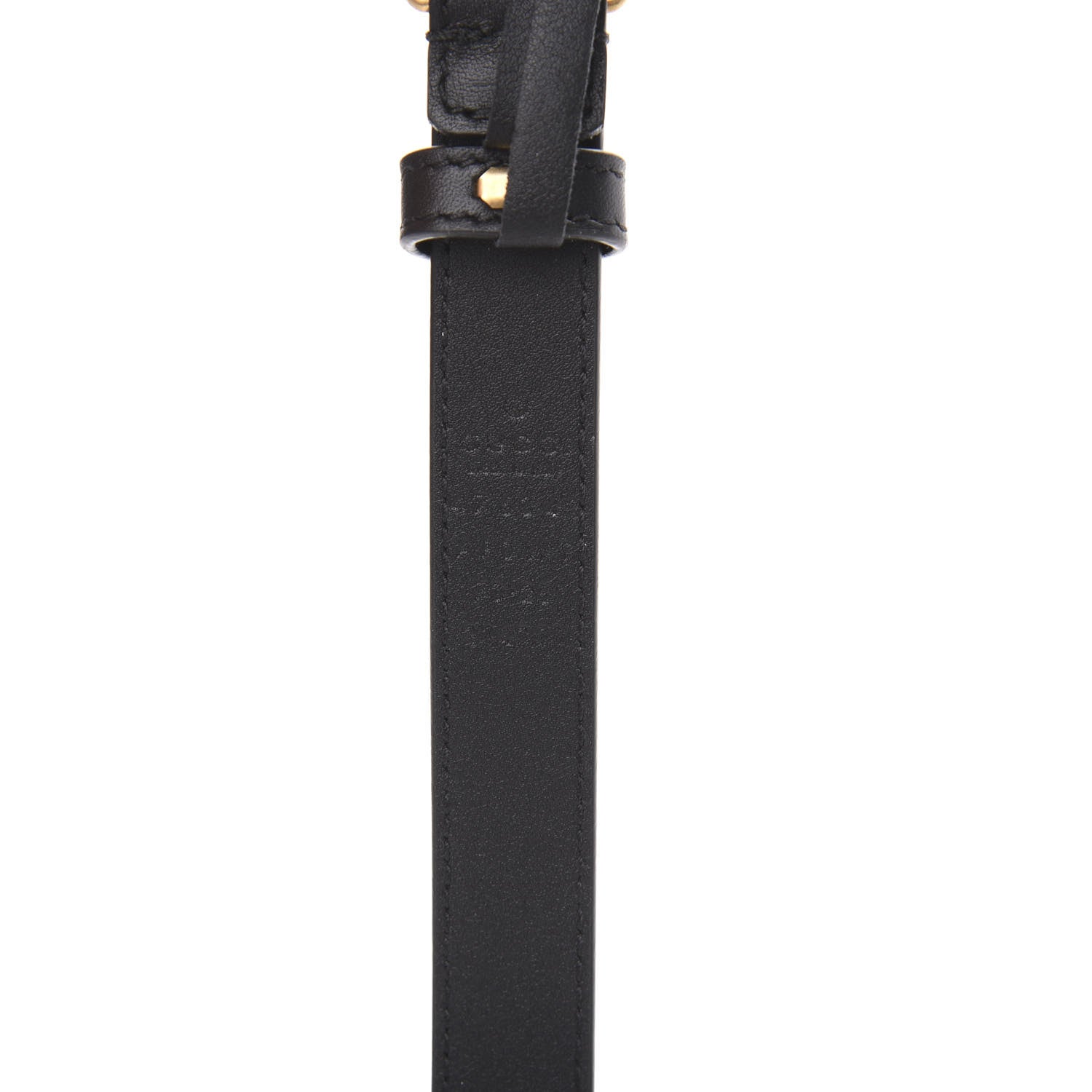 Gucci Calfskin Pearl Double G 20mm Belt 70 28 Black Cream 3 of 3