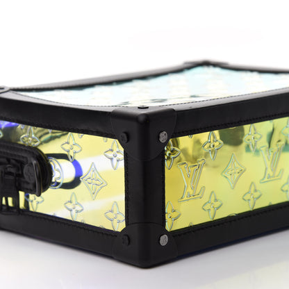 Louis Vuitton Calfskin PVC Monogram Solar Ray Soft Trunk Iridescent Prism Black 6 of 11