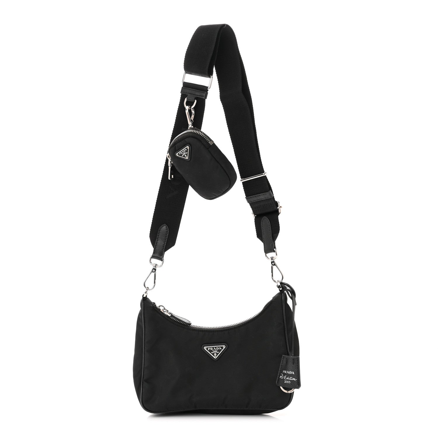 Prada Nylon Re-Edition 2005 Shoulder Bag Black 1 of 12
