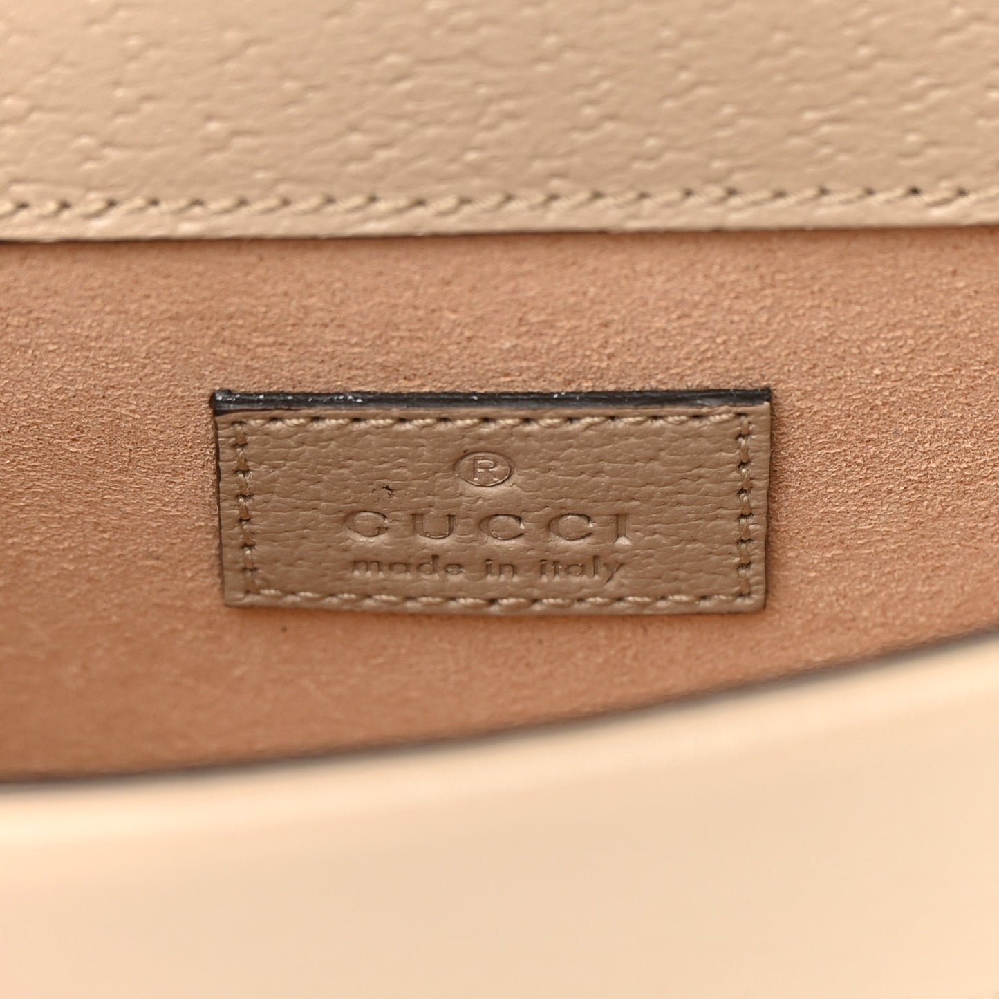 GG Supreme Monogram Textured Dollar Calfskin Super Mini Dionysus Shoulder Bag Beige Mystic White Oatmeal