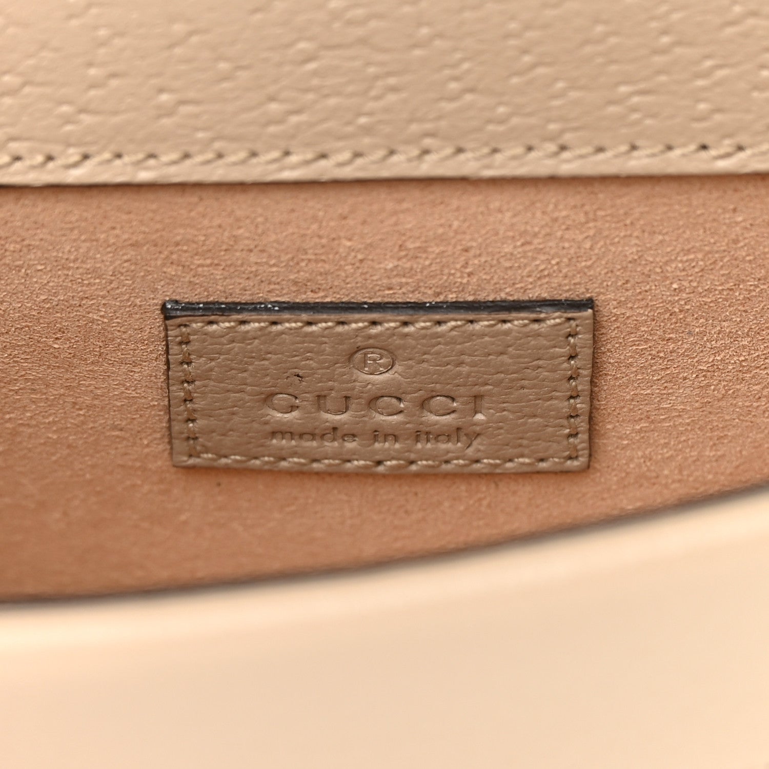 Gucci GG Supreme Monogram Textured Dollar Calfskin Super Mini Dionysus Shoulder Bag Beige Mystic White Oatmeal 6 of 13