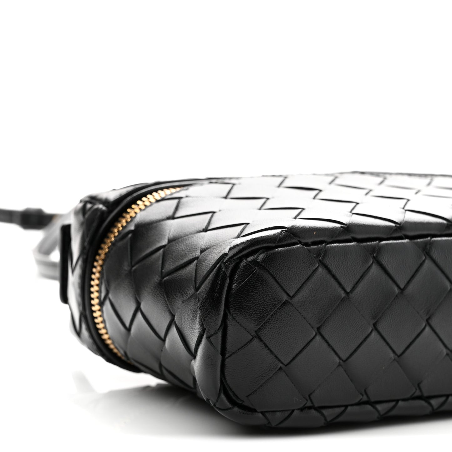 Calfskin Intrecciato Bang Bang Vanity Case Black