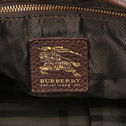 Burberry House Check Quilted Hoxton Hobo Brown 6 of 15