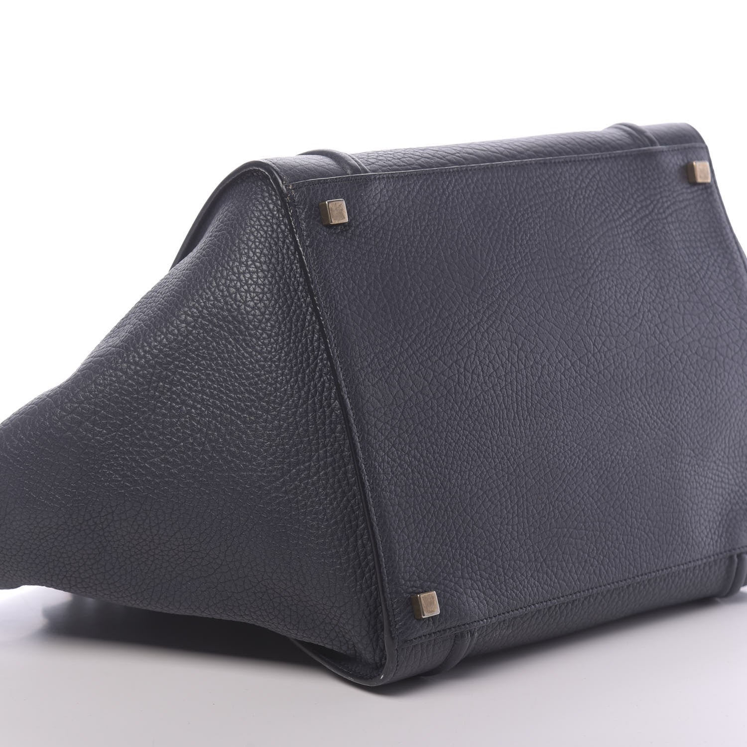 Celine Bullhide Calfskin Medium Phantom Luggage Navy Blue 9 of 10