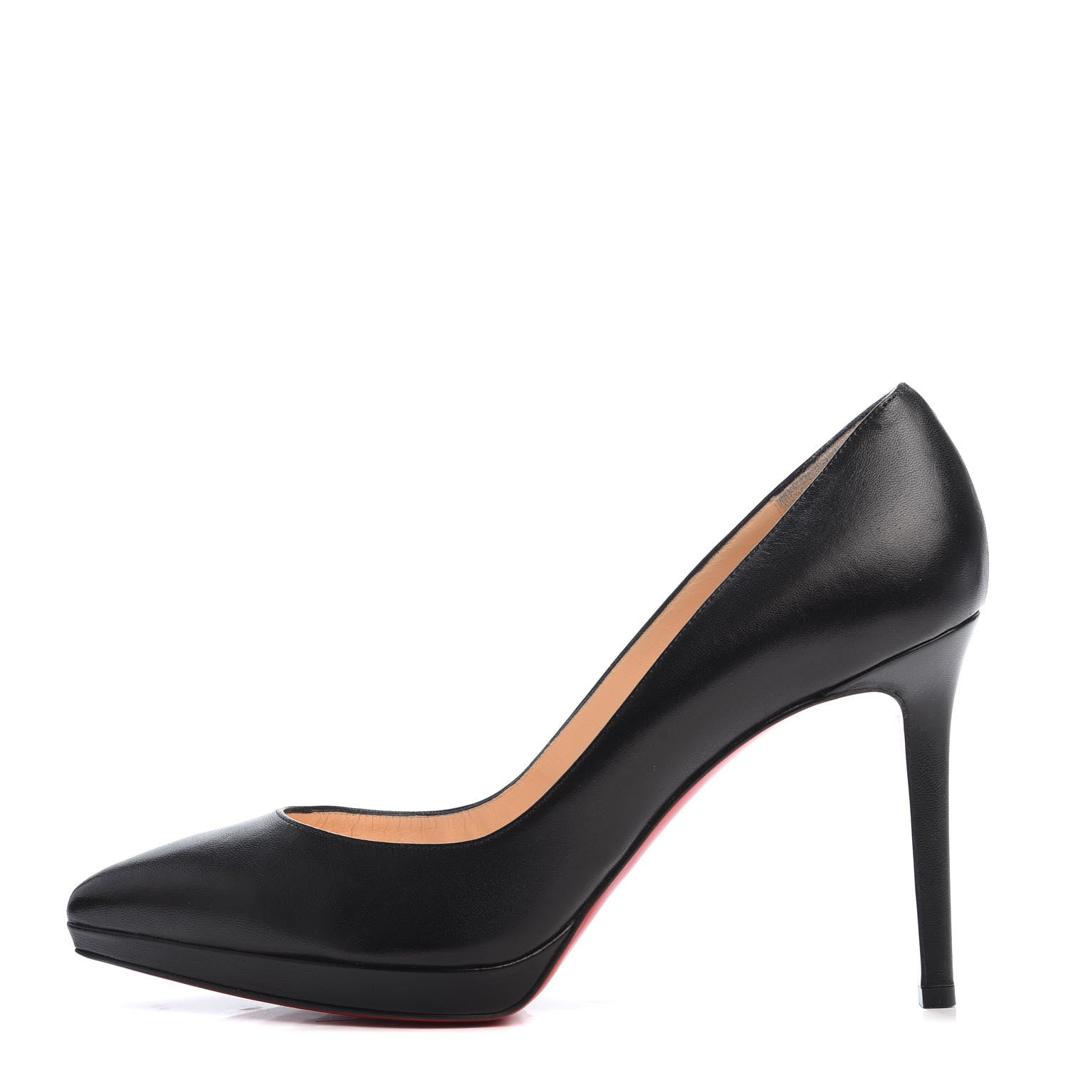 Christian Louboutin Shiny Nappa Pigalle Plato 100 Pumps 42 Black 1 of 7