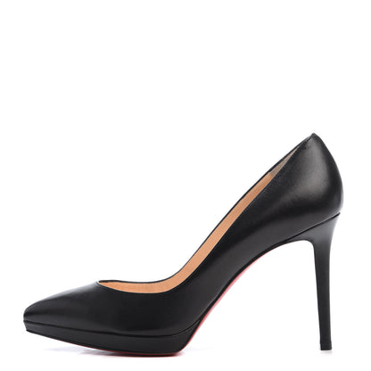 Christian Louboutin Shiny Nappa Pigalle Plato 100 Pumps 42 Black 1 of 7