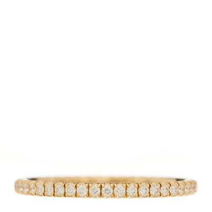 Cartier 18K Yellow Gold Diamond 1.5mm Etincelle de Cartier Wedding Band Ring 48 4.5 3 of 5