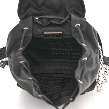 Prada Nylon Vela Mini Crossbody Backpack Black 5 of 10
