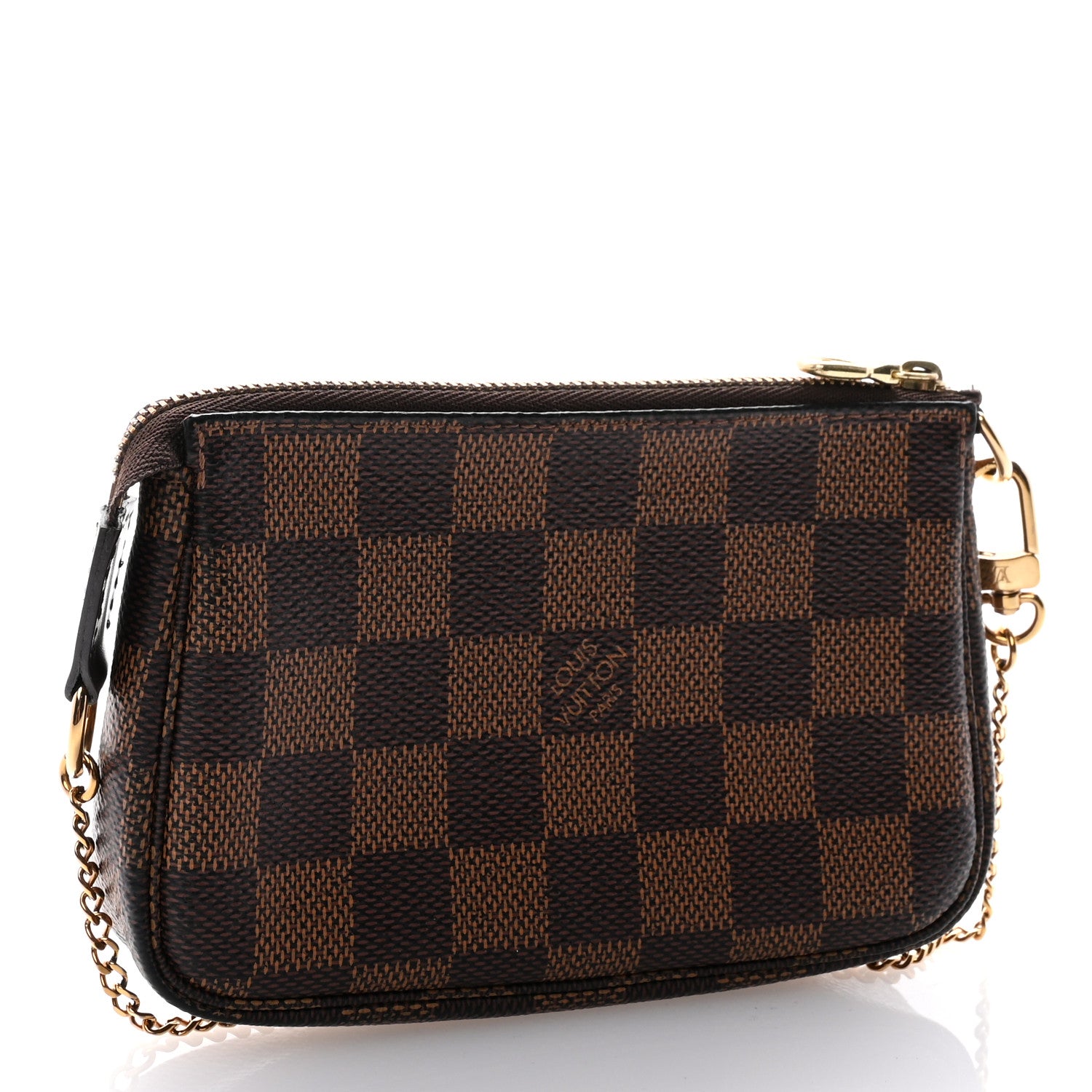 Louis Vuitton Damier Ebene Mini Pochette Accessories 3 of 9