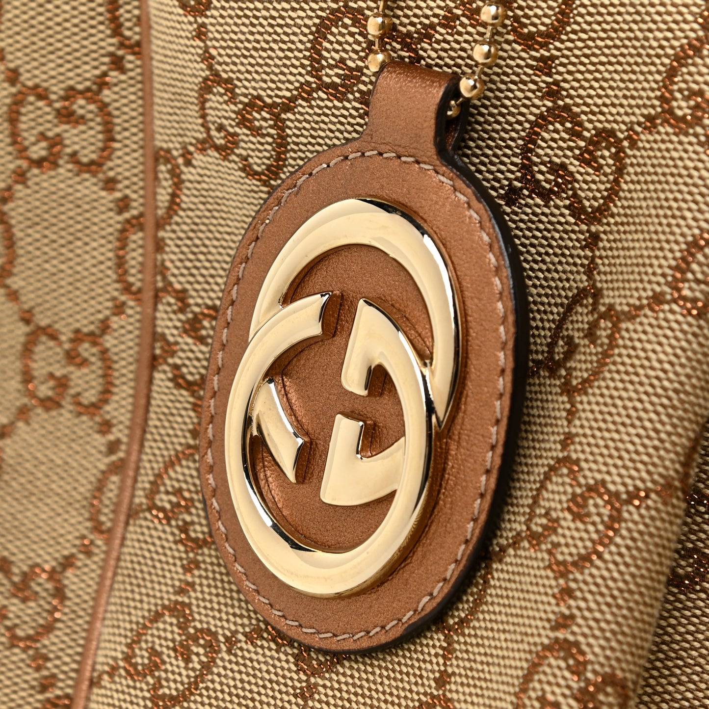 Monogram Large Sukey Tote Bronze