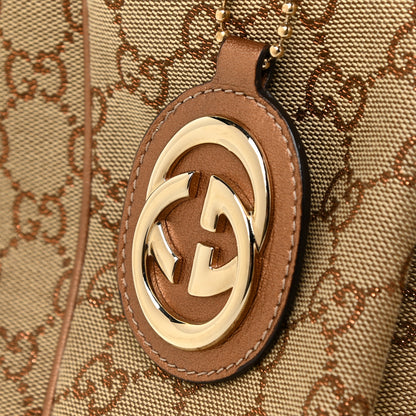 Gucci Monogram Large Sukey Tote Bronze 12 of 20