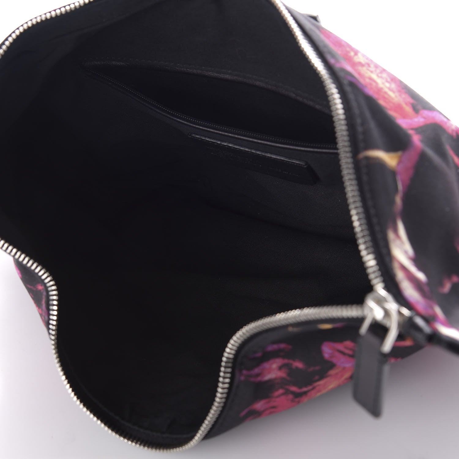 Alexander McQueen Silk Night Flowers De Manta Clutch Multicolor Black 5 of 7