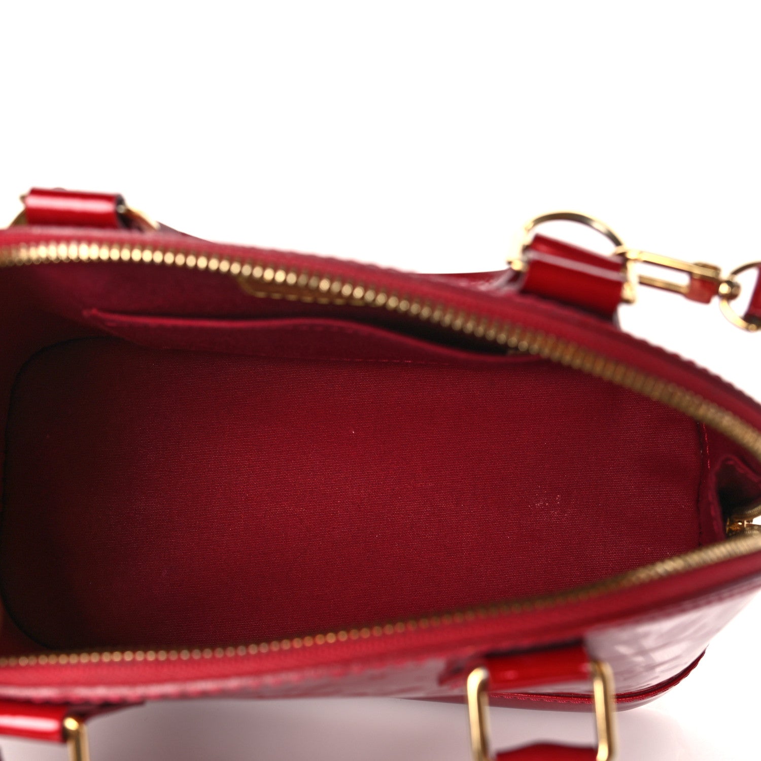Louis Vuitton Vernis Alma BB Pomme D'Amour 4 of 8