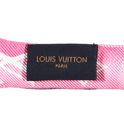 Louis Vuitton Silk Monogram Vuittamins Bandeau 3D Pink 3 of 3