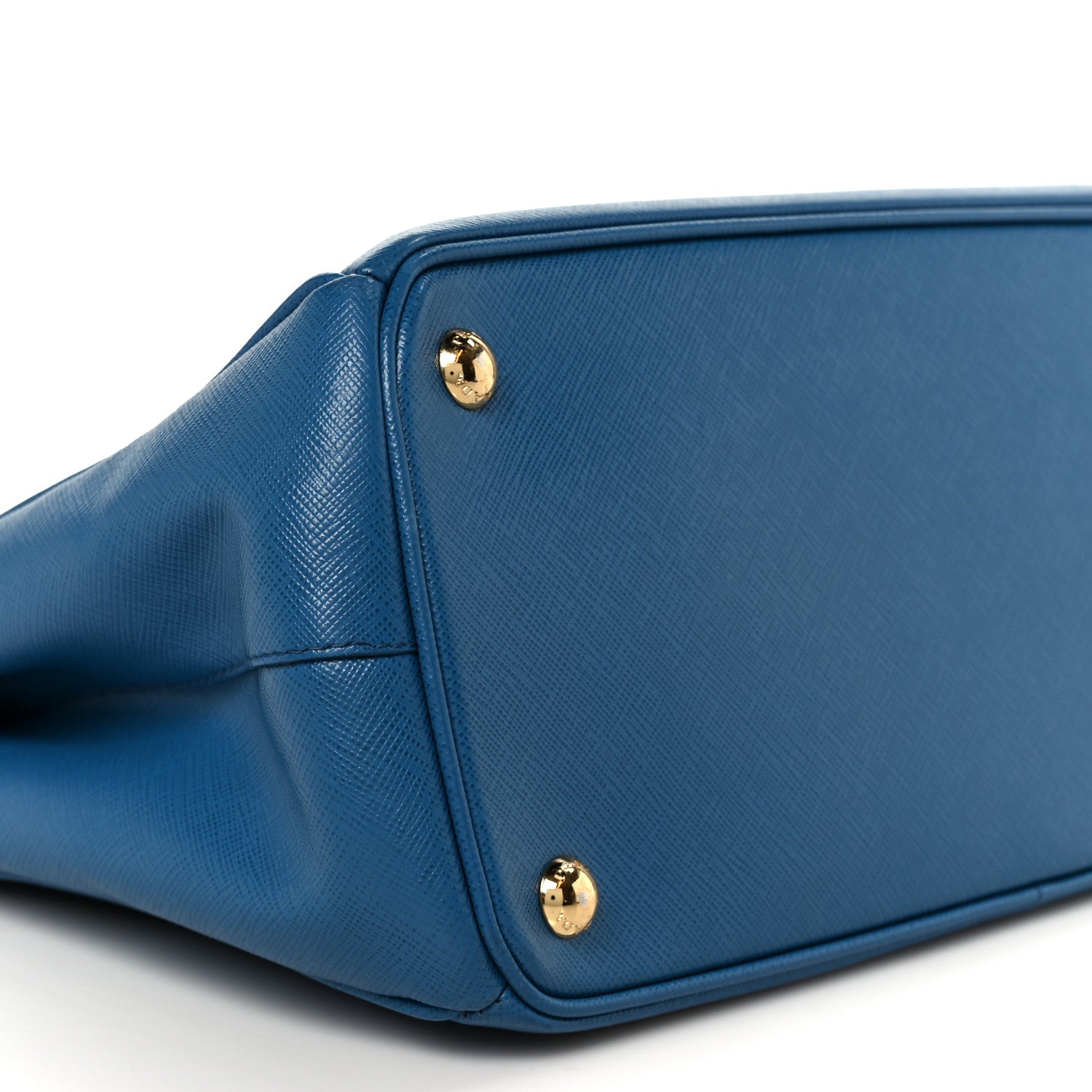 Prada Saffiano Small Galleria Double Zip Tote Bluette 10 of 11