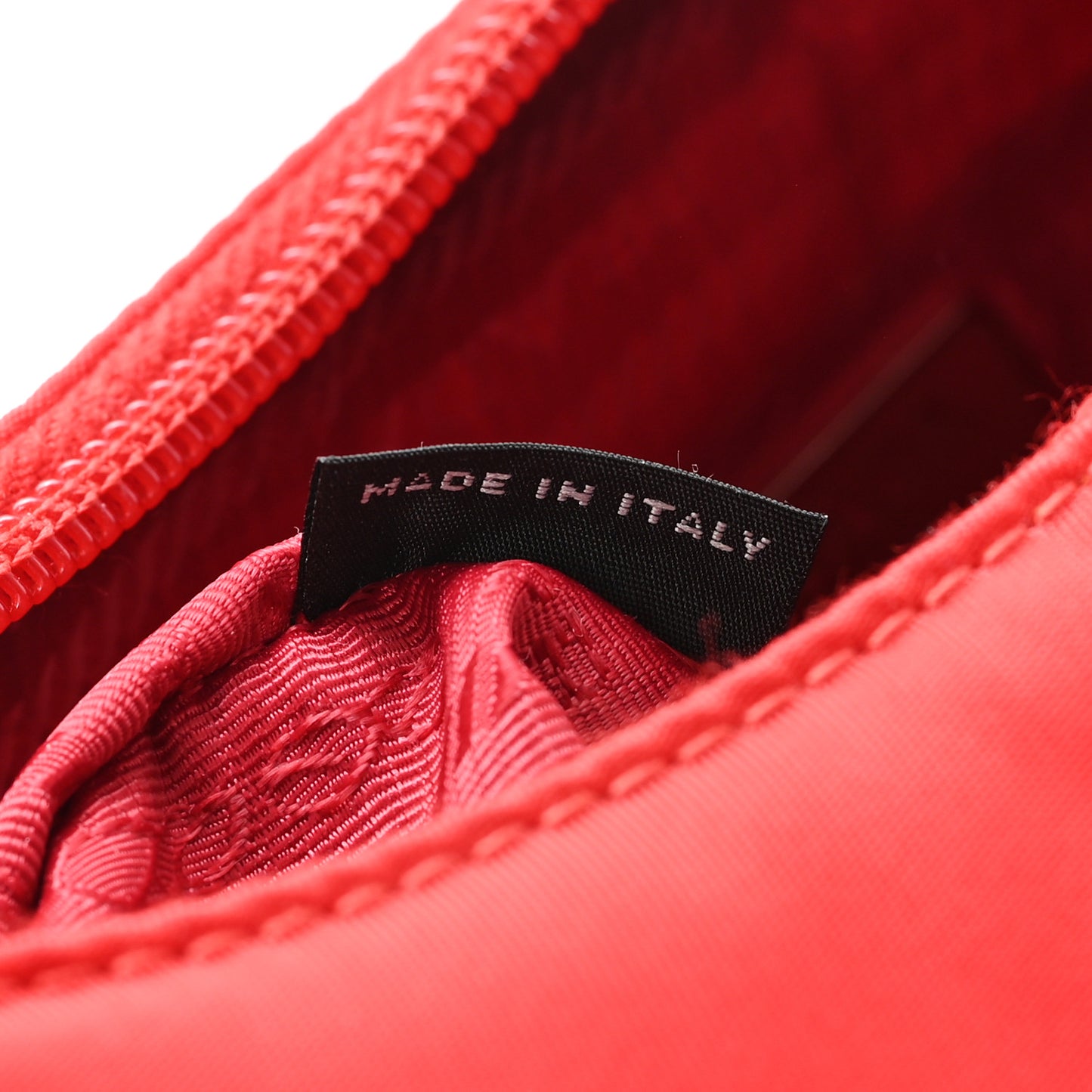 Tessuto Nylon Mini Re-Edition 2000 Bag Rosso