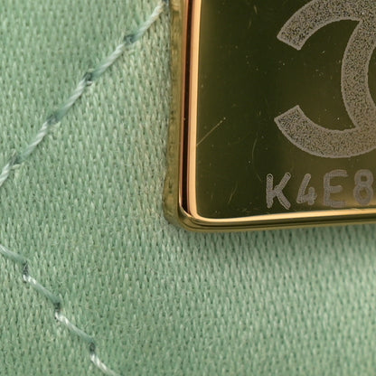 Chanel Shiny Calfskin Quilted Chanel 22 Light Green 8 of 12