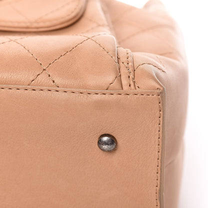 Chanel Calfskin Stitched Medium Urban Luxury Drawstring Backpack Beige 10 of 15