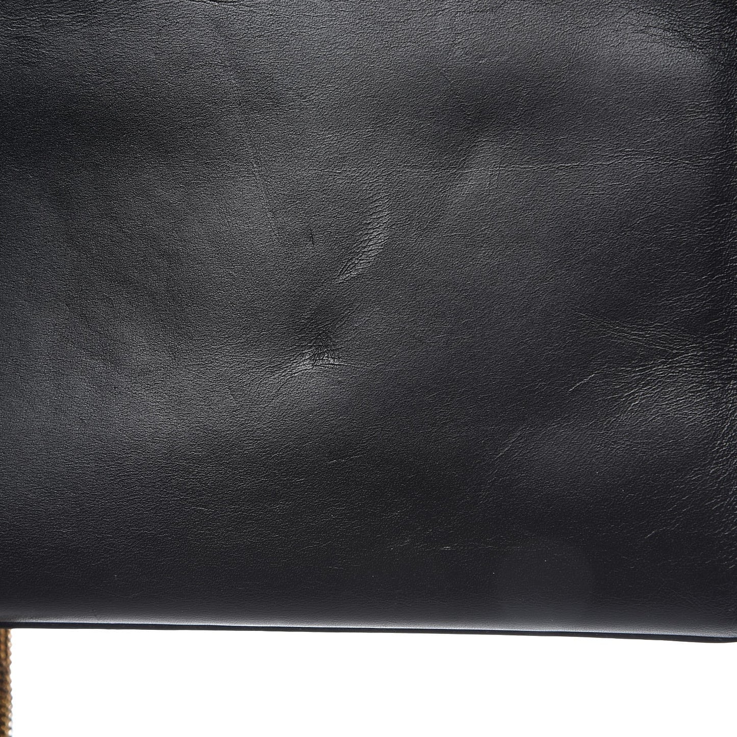 Calfskin Classic Monogram Tassel Clutch Black