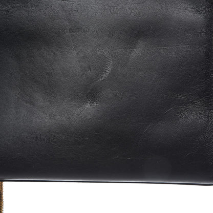 Saint Laurent Calfskin Classic Monogram Tassel Clutch Black 10 of 10