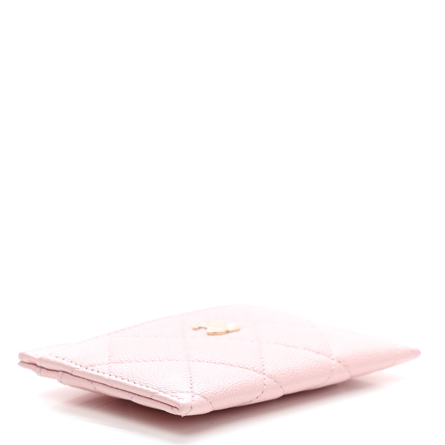 Chanel Caviar Quilted Card Holder Light Pink 4 of 9