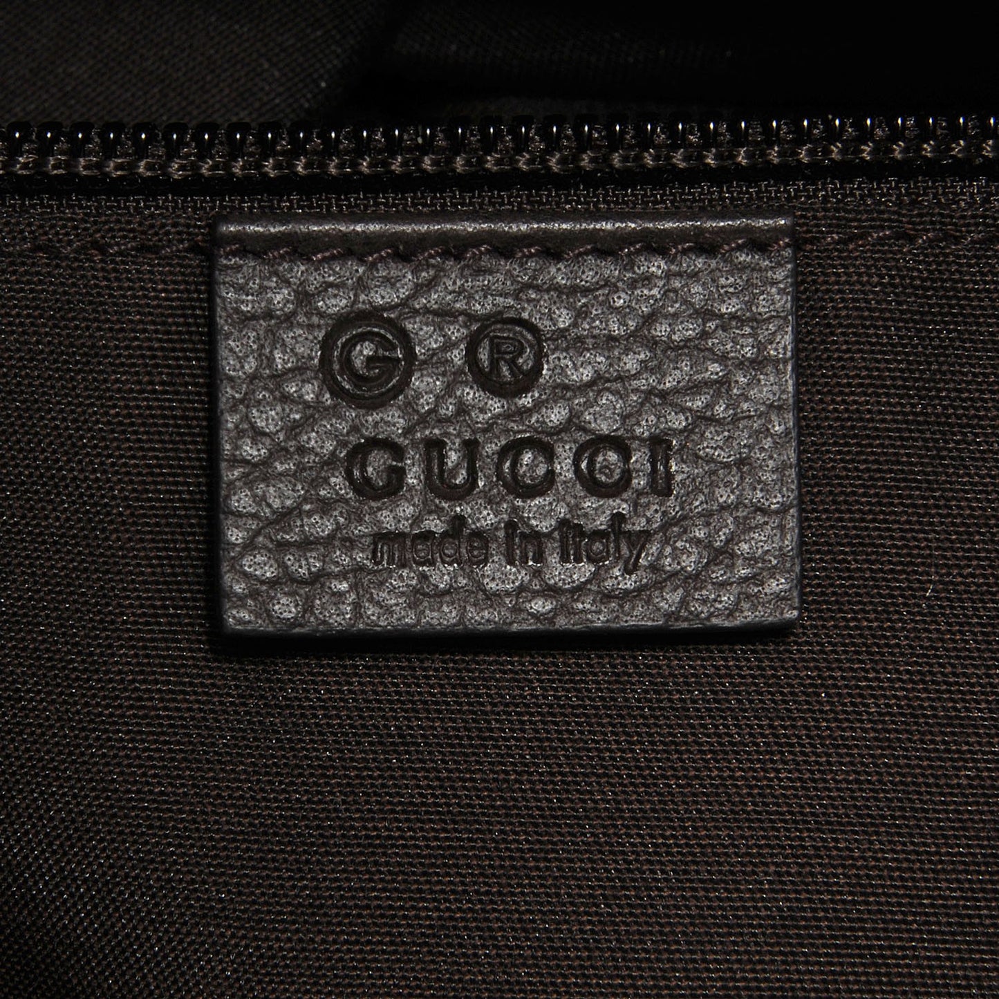 Crystal Monogram Large Flat Messenger Bag Dark Brown