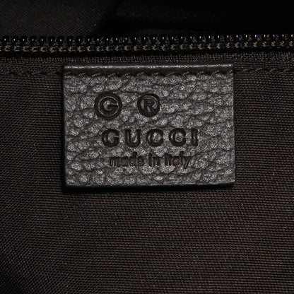 Gucci Crystal Monogram Large Flat Messenger Bag Dark Brown 7 of 8
