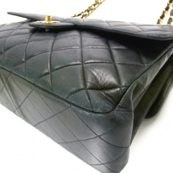 Chanel Lambskin Two-Sided Flap Navy 5 of 13