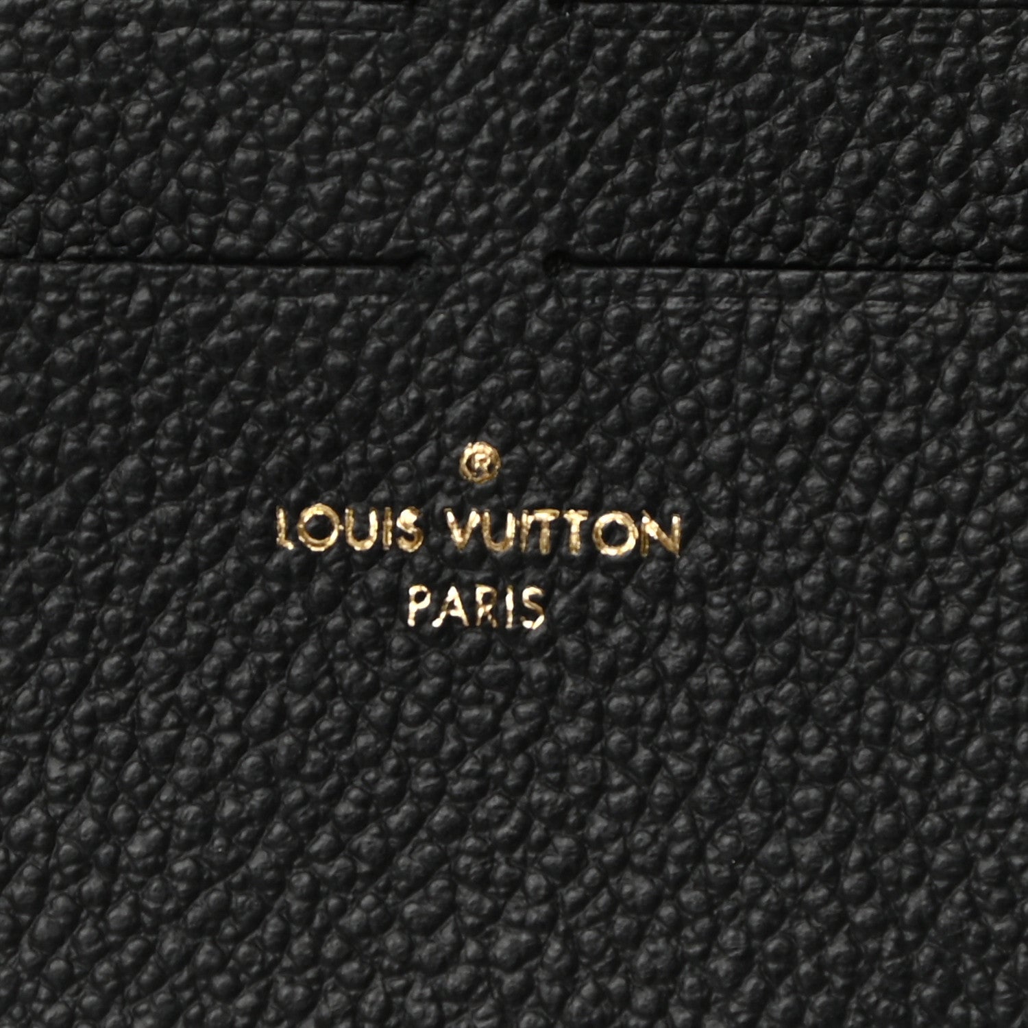 Louis Vuitton Calfskin Felicie Chain Wallet Card Holder Insert Black 6 of 7
