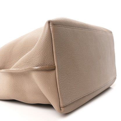 The Row Grained Calfskin Duplex Tote Stone 8 of 9