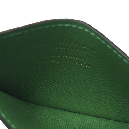 Louis Vuitton Damier Pop Porte Cartes Simple Card Holder Green 5 of 6