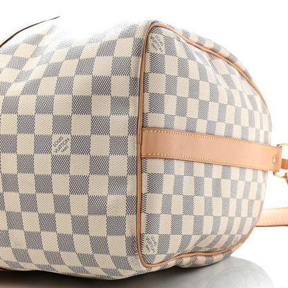 Louis Vuitton Damier Azur Keepall Bandouliere 45 11 of 15