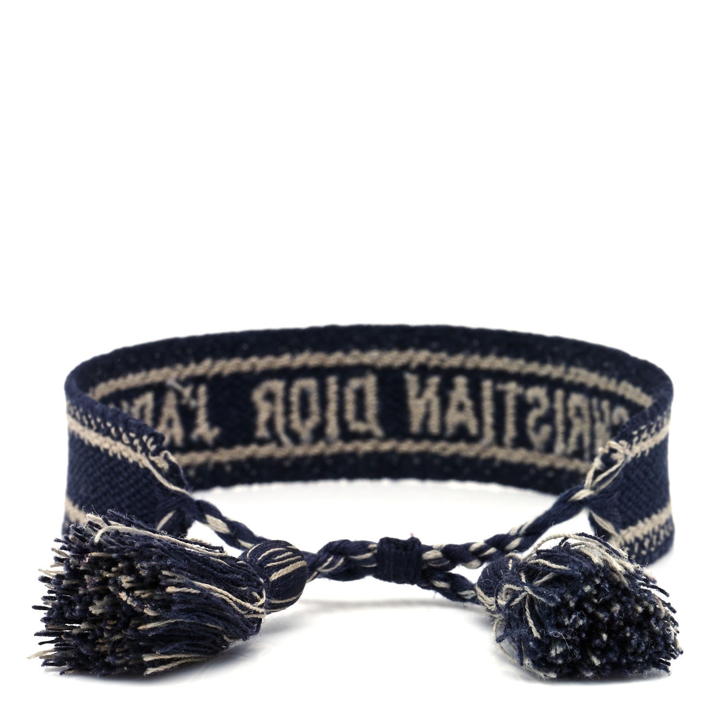 Woven Cotton J'Adior Friendship Bracelet Navy