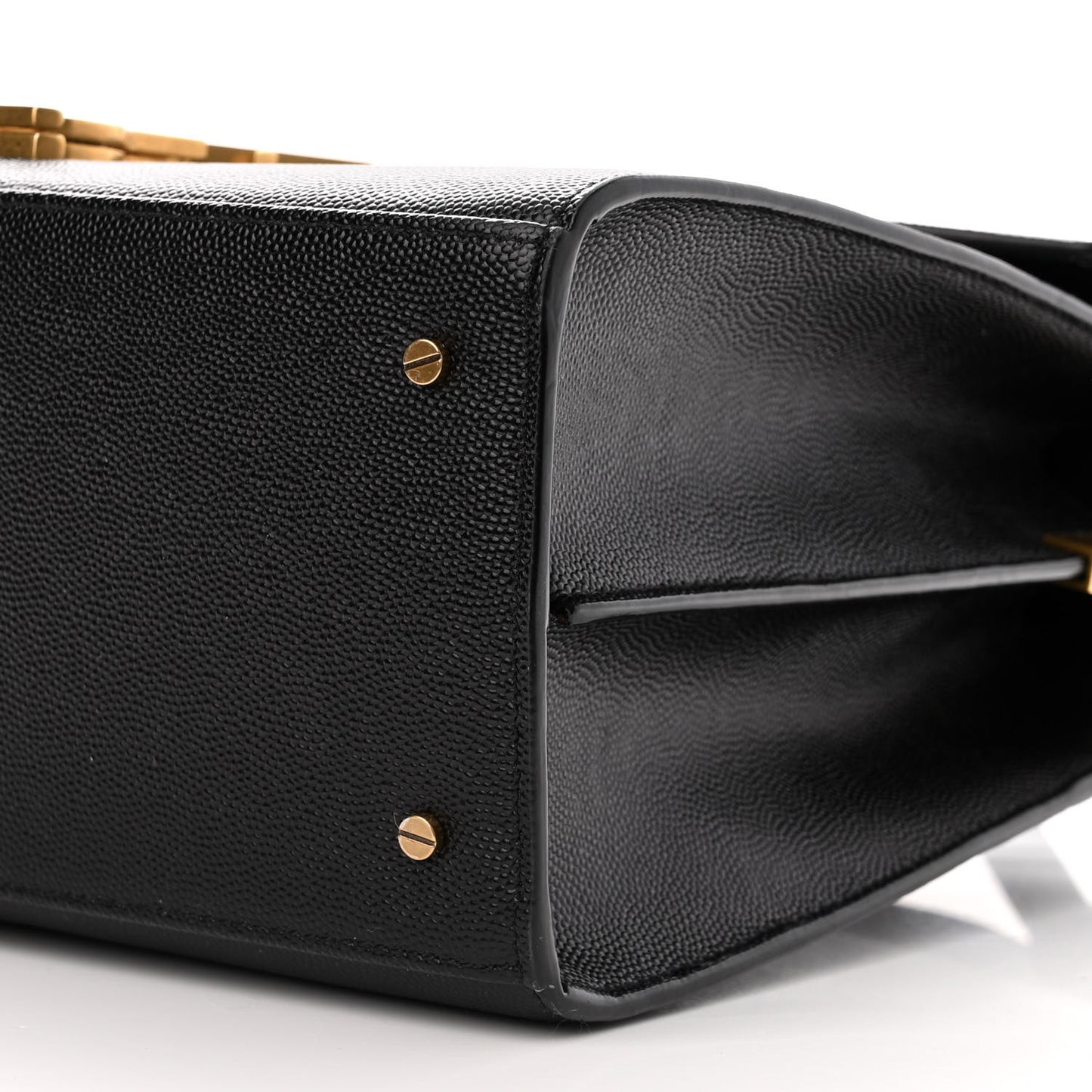 Grain de Poudre Medium Classic Monogram Cassandra Top Handle Black
