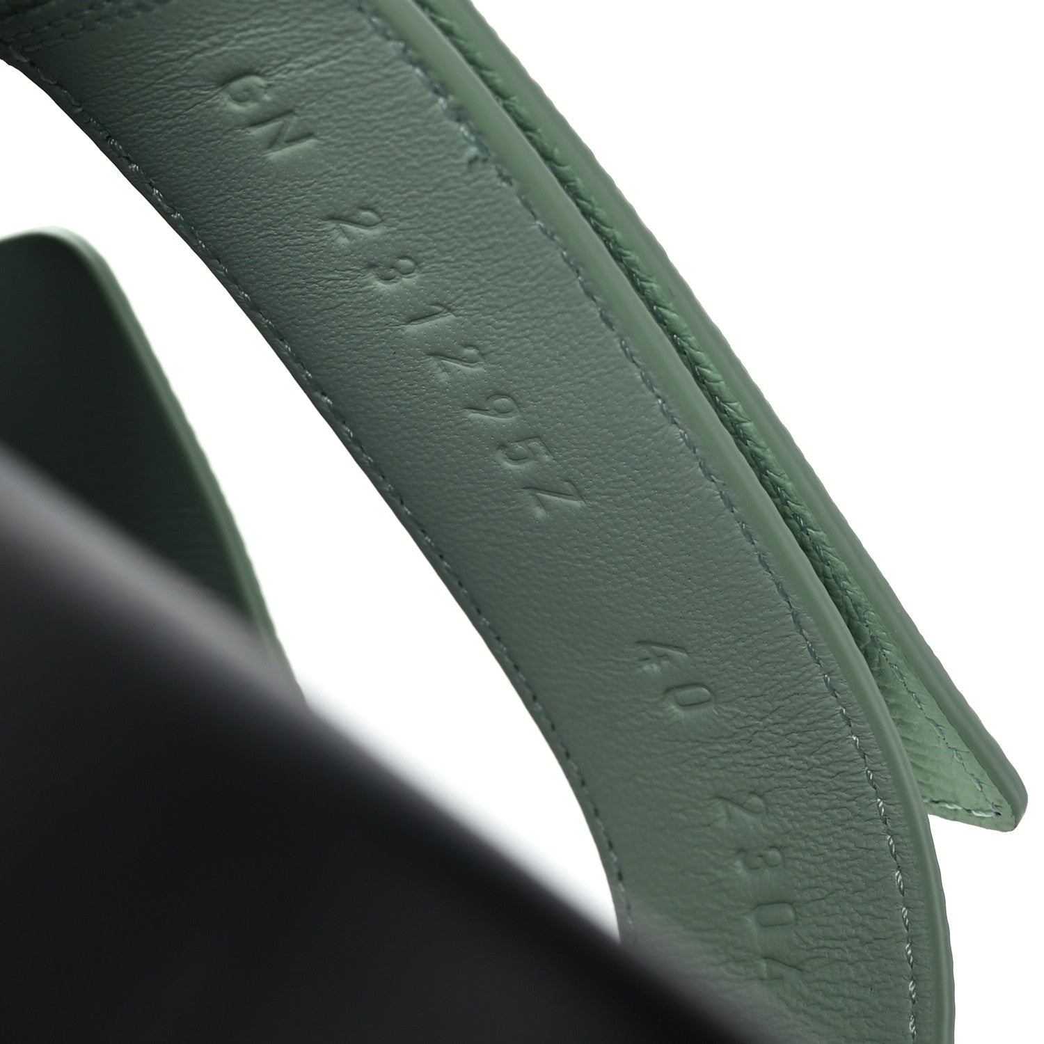Hermes Epsom Womens Chypre Sandals 40 Vert Jade 6 of 8