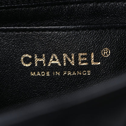 Chanel Lambskin Quilted Mini Rectangular Flap Black 6 of 10