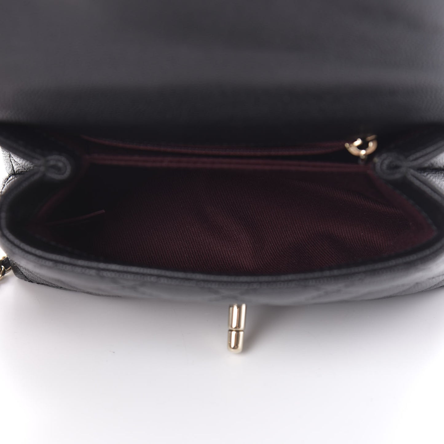 Caviar Quilted Extra Mini Coco Handle Flap Black