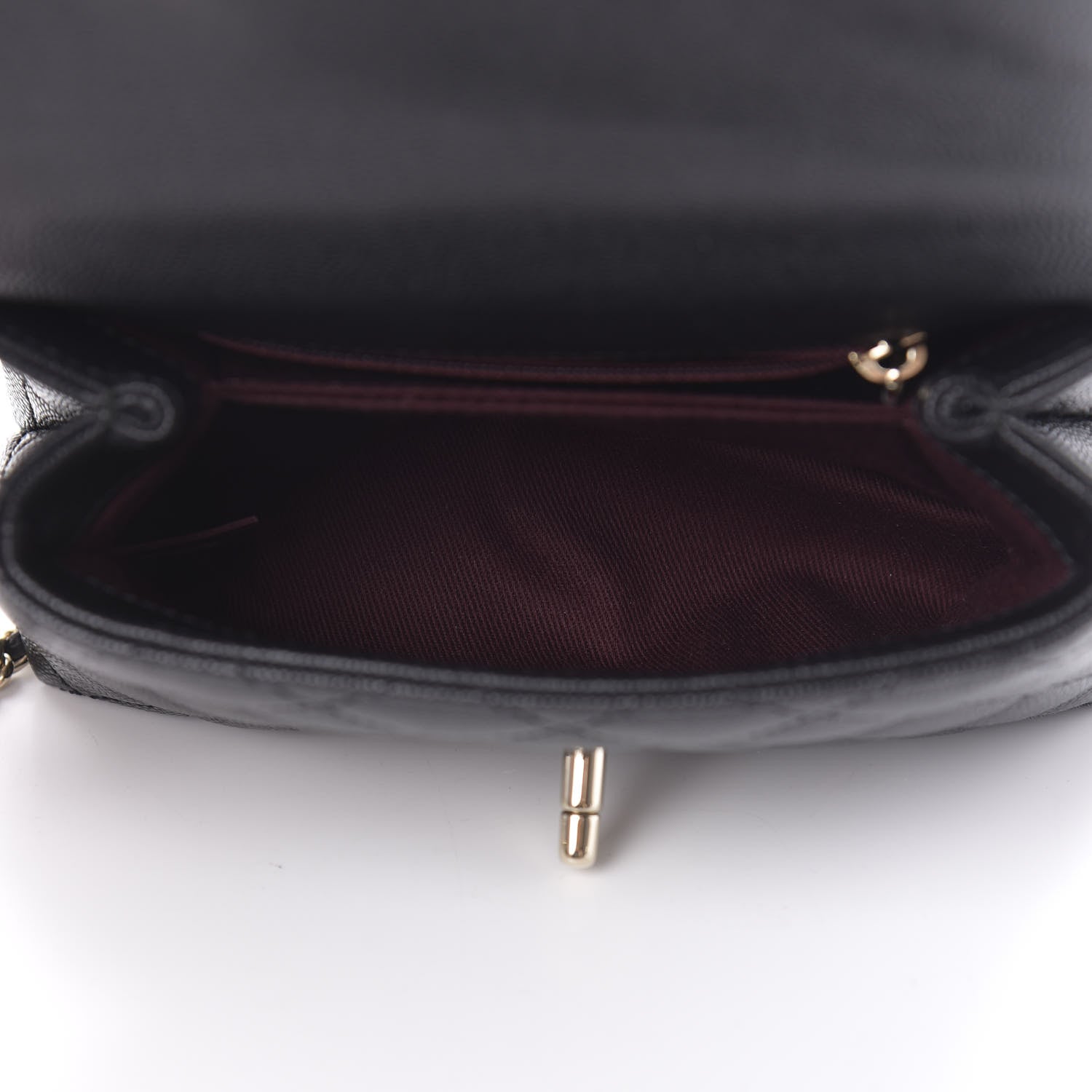 Chanel Caviar Quilted Extra Mini Coco Handle Flap Black 5 of 9
