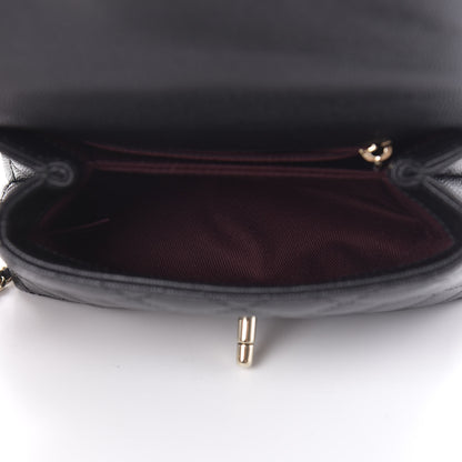 Chanel Caviar Quilted Extra Mini Coco Handle Flap Black 5 of 9