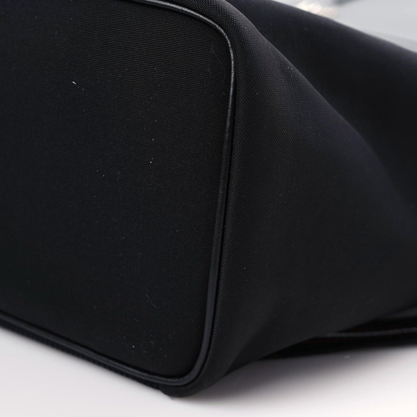 Calfskin Nylon Motion Backpack Black